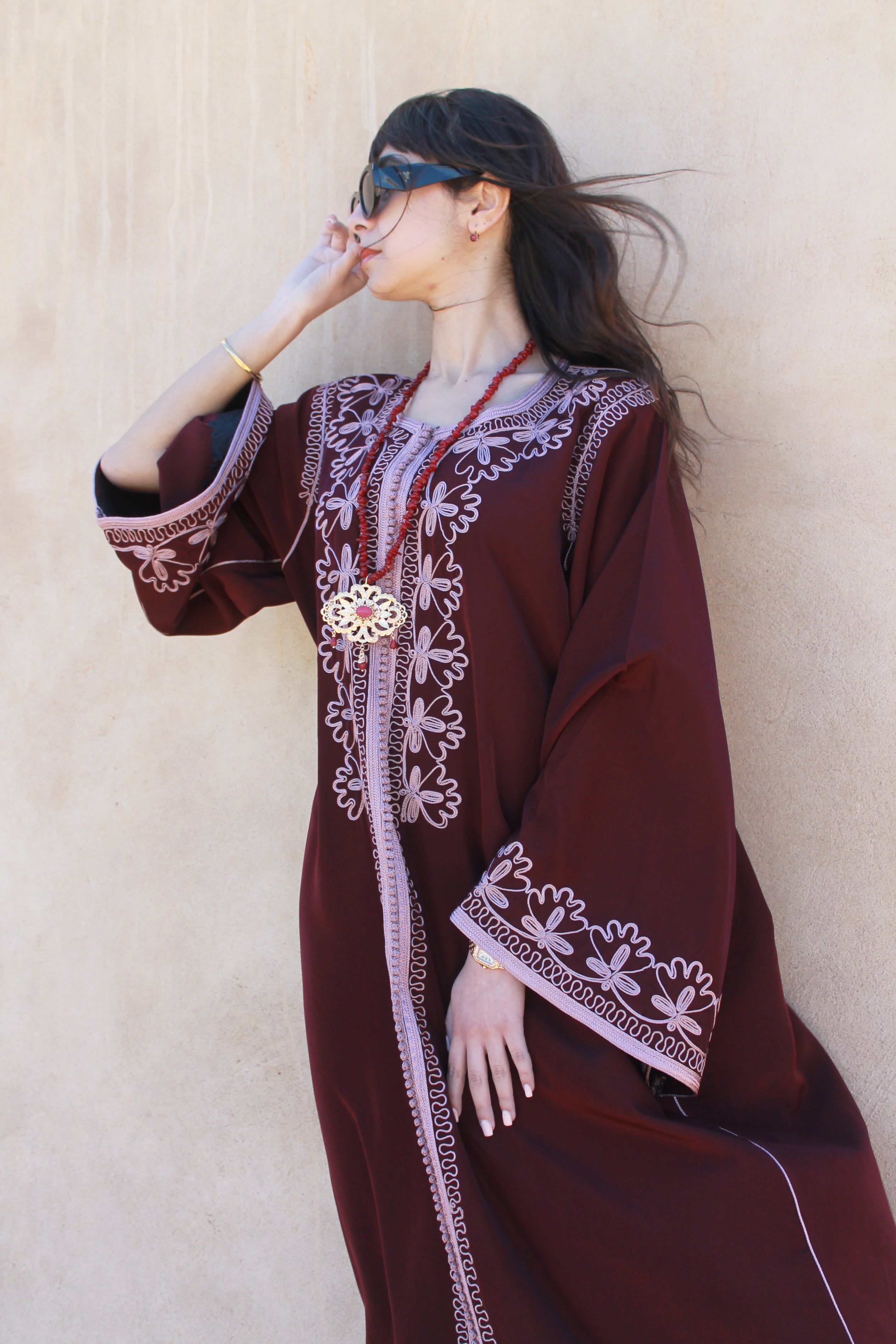 IMPERIAL RUBY CAFTAN